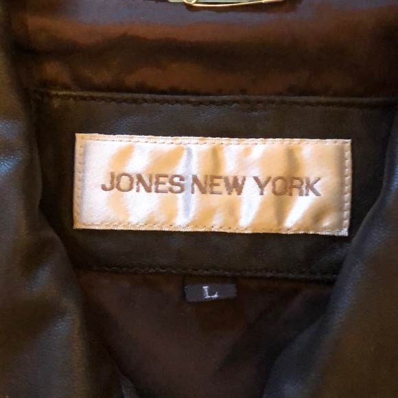 Sz L Chocolate Brown Leather Jacket - Picture 2 of 10